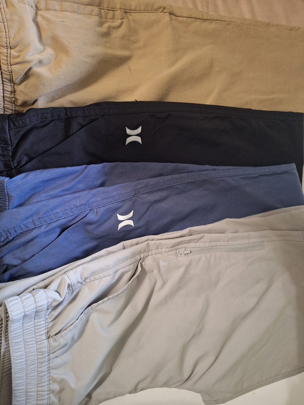 Hurley Boy’s Joggers Pack — Black, Navy, Tan